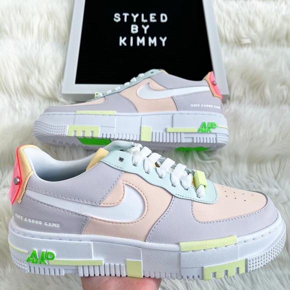 Nike Shoes - NIKE Air Force 1 Pixel Sneakers Shoes Shoe New Pastels